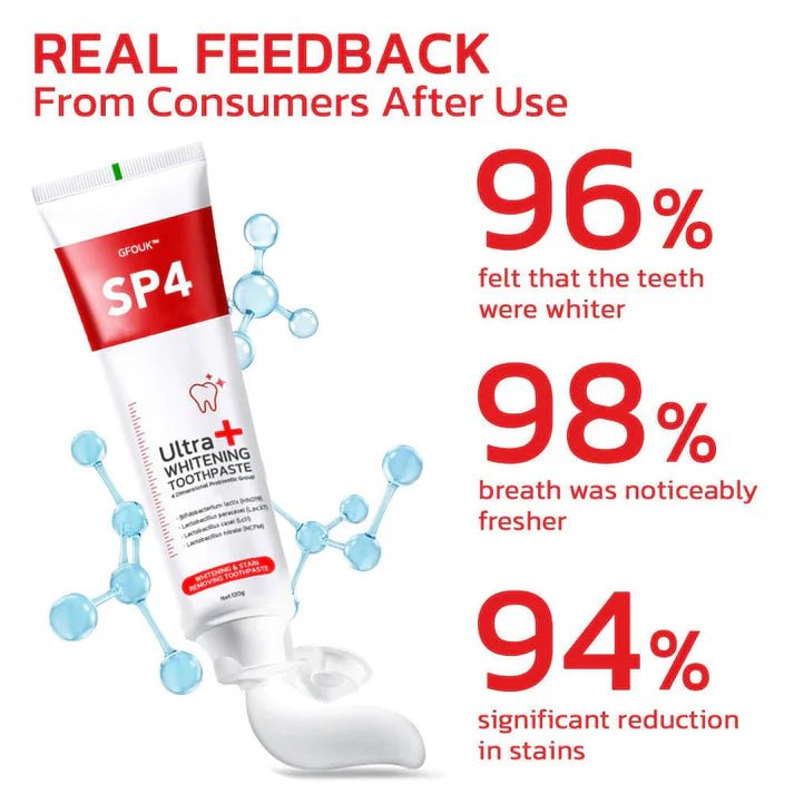 SP4 Ultra Whitening Probiotic Toothpaste - Yesh Mart