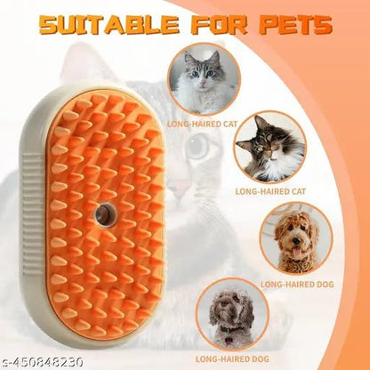 3 in 1 Pet Hair Removal Steam Comb, Perfect for Both Cats & Dogs 🐶🐱 - Yesh Mart