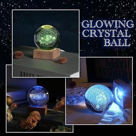 3D Crystal Lamp Ball(Assorted Design) - Yesh Mart