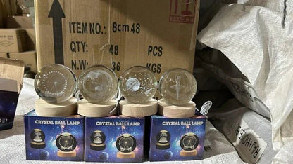 3D Crystal Lamp Ball(Assorted Design) - Yesh Mart