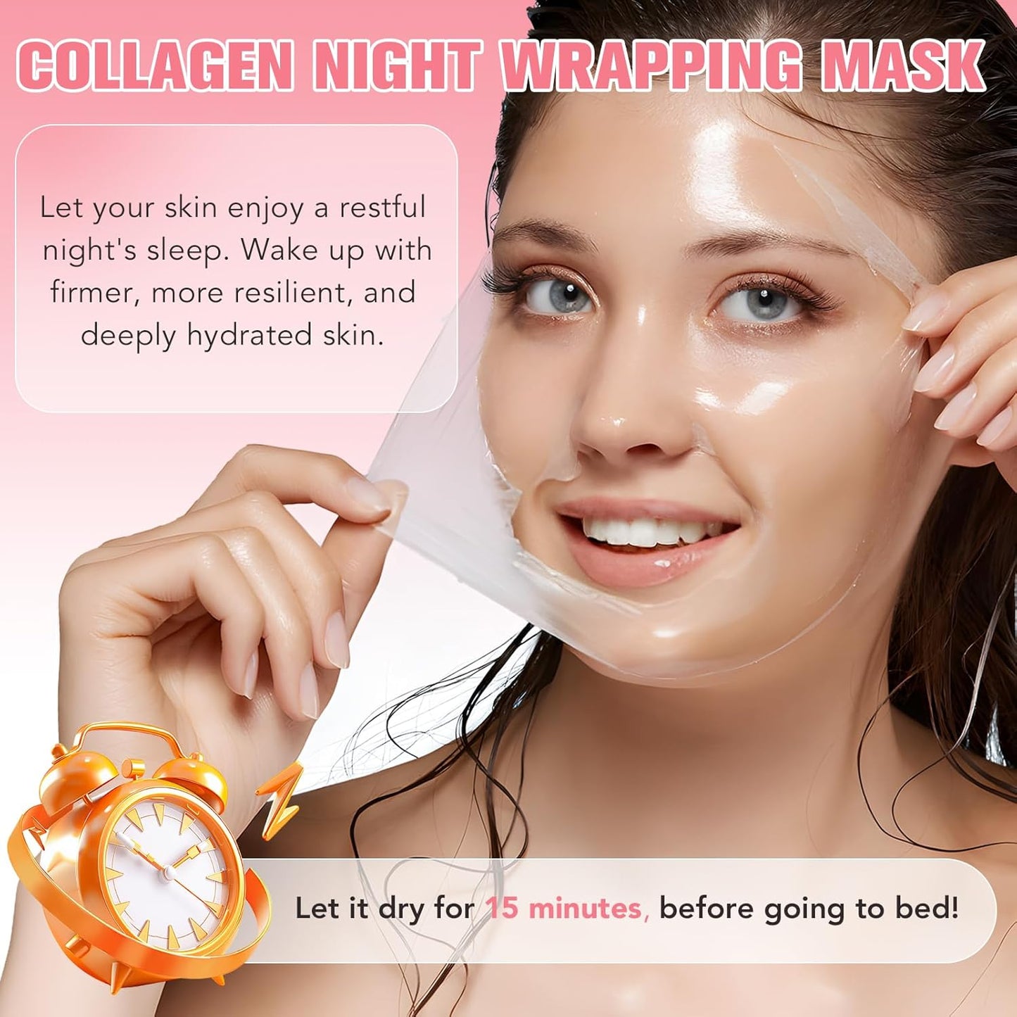 Collagen Night Wrapping Peel Off Mask (Buy 1 Get 1) - Yesh Mart