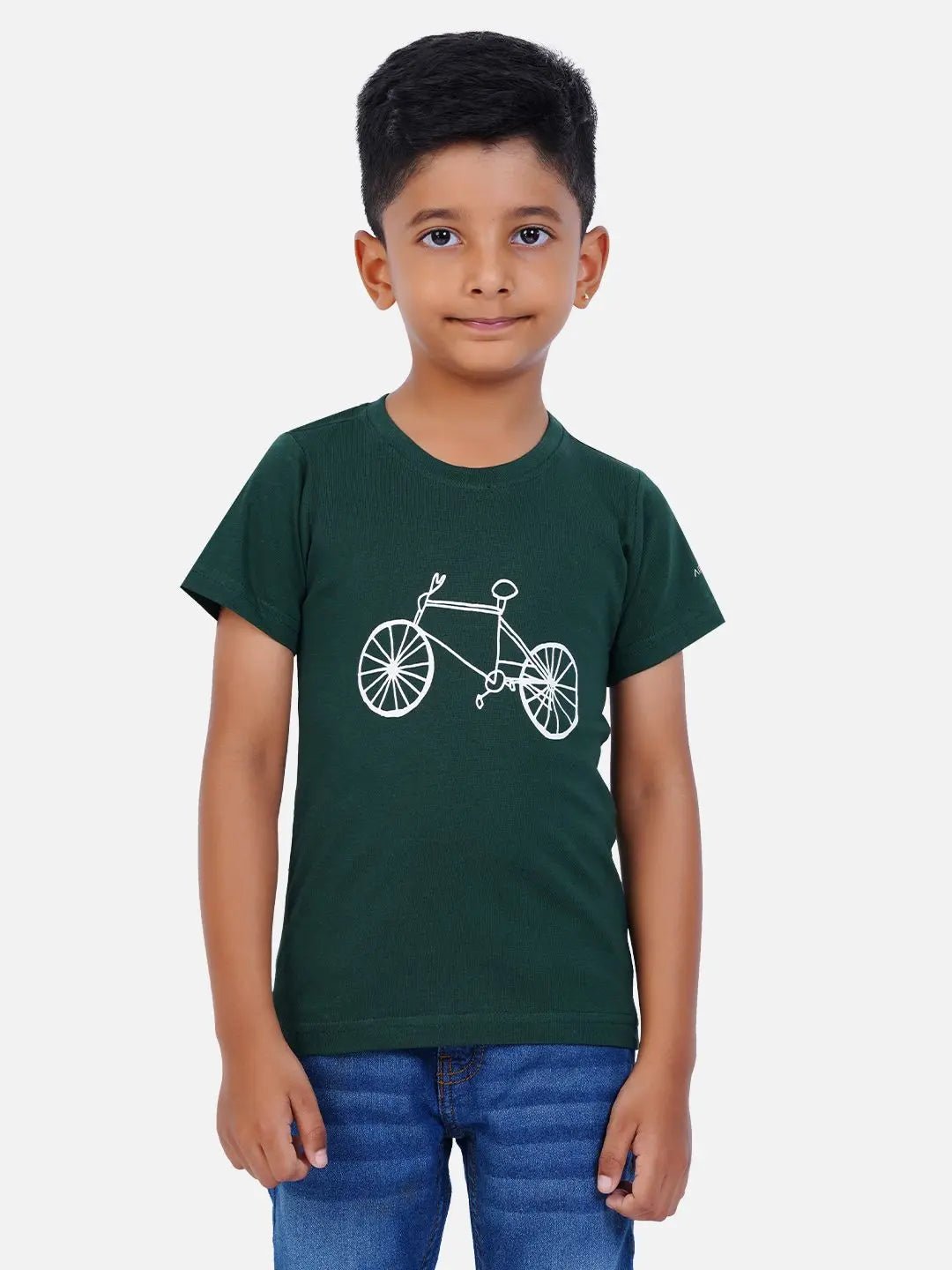 Cotton Printed T-shirt for Boy and Girl - Cycle - Web Bazzar