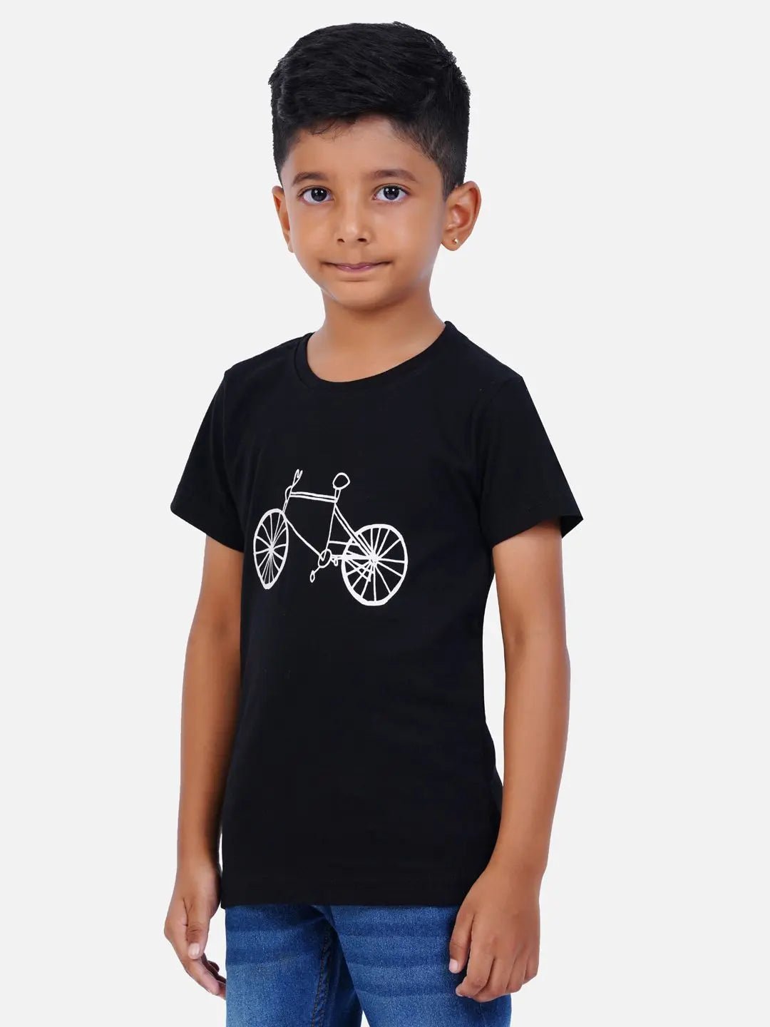 Cotton Printed T-shirt for Boy and Girl - Cycle - Web Bazzar