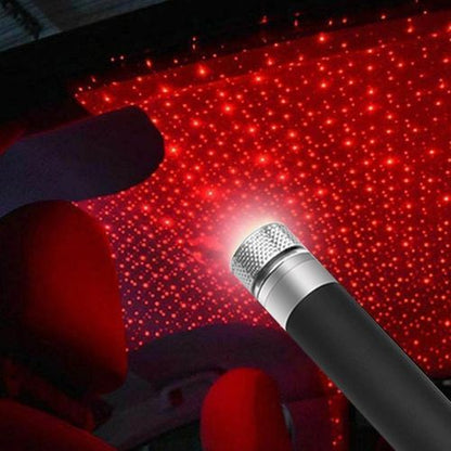 𝗕𝘂𝘆 𝟭 𝗚𝗲𝘁 𝟭 𝗙𝗿𝗲𝗲 LuxuryLight™ | USB Car Roof Star Light Mini Projector - Yesh Mart