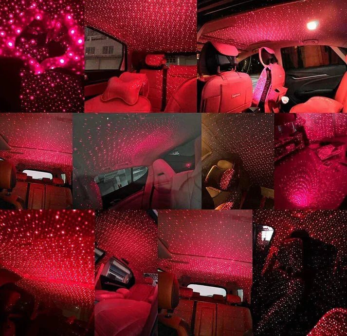 𝗕𝘂𝘆 𝟭 𝗚𝗲𝘁 𝟭 𝗙𝗿𝗲𝗲 LuxuryLight™ | USB Car Roof Star Light Mini Projector - Yesh Mart