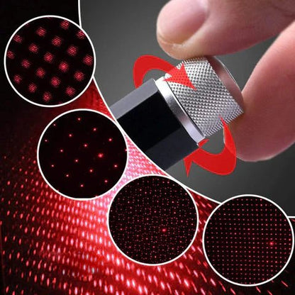 𝗕𝘂𝘆 𝟭 𝗚𝗲𝘁 𝟭 𝗙𝗿𝗲𝗲 LuxuryLight™ | USB Car Roof Star Light Mini Projector - Yesh Mart