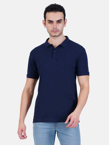 Polo T-Shirt for Men and Women - Navy Blue - Web Bazzar