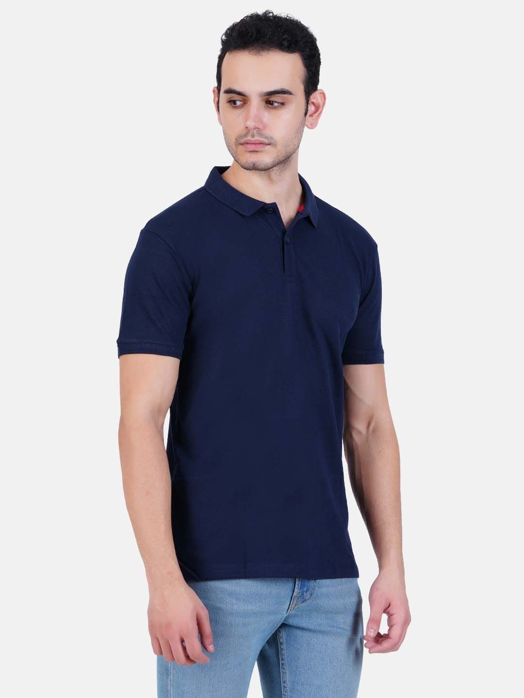 Polo T-Shirt for Men and Women - Navy Blue - Web Bazzar