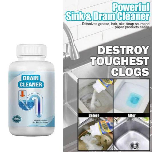 Powerful Drain Blockage & Sink Cleaner Powder - Yesh Mart