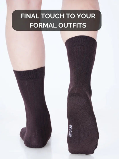 Premium Cotton Crew Dress Socks for Men and Women Pack of 2 Pairs - Web Bazzar