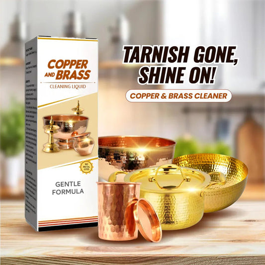 ShineBright™ - Instant Copper & Brass Cleaning Liquid ✨🥇 (Buy 1 Get 1 Free🔥🔥) Limited Period Offer - Yesh Mart