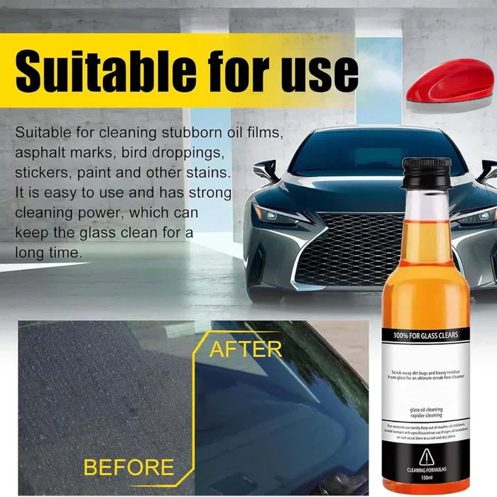 ShineGuard™ Car Glass Oil Cleaner (Buy 1 Get 1 FREE) - Yesh Mart