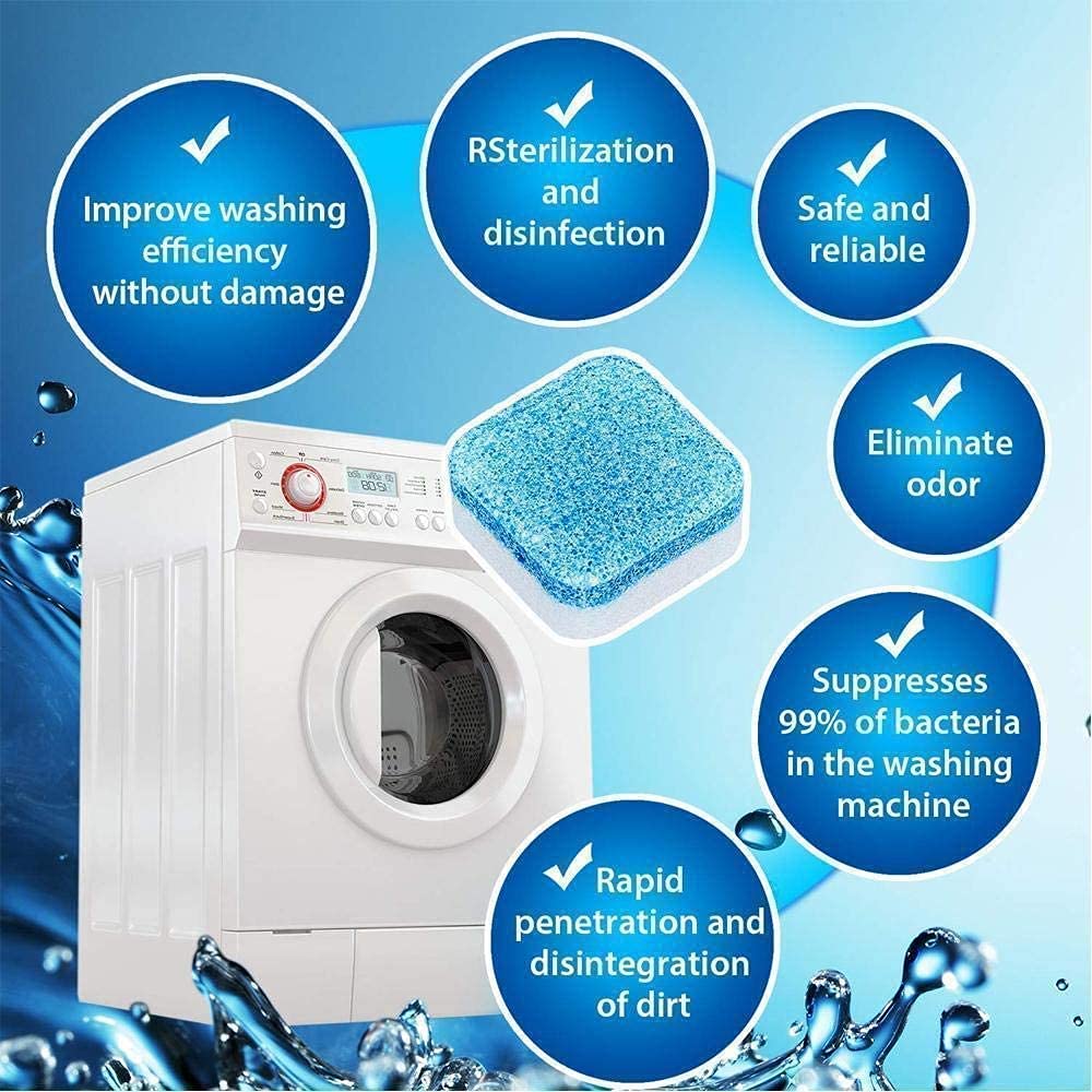 Washing Machine Deep Cleaning Tablets (Limited Stock 🔥🔥) - Yesh Mart
